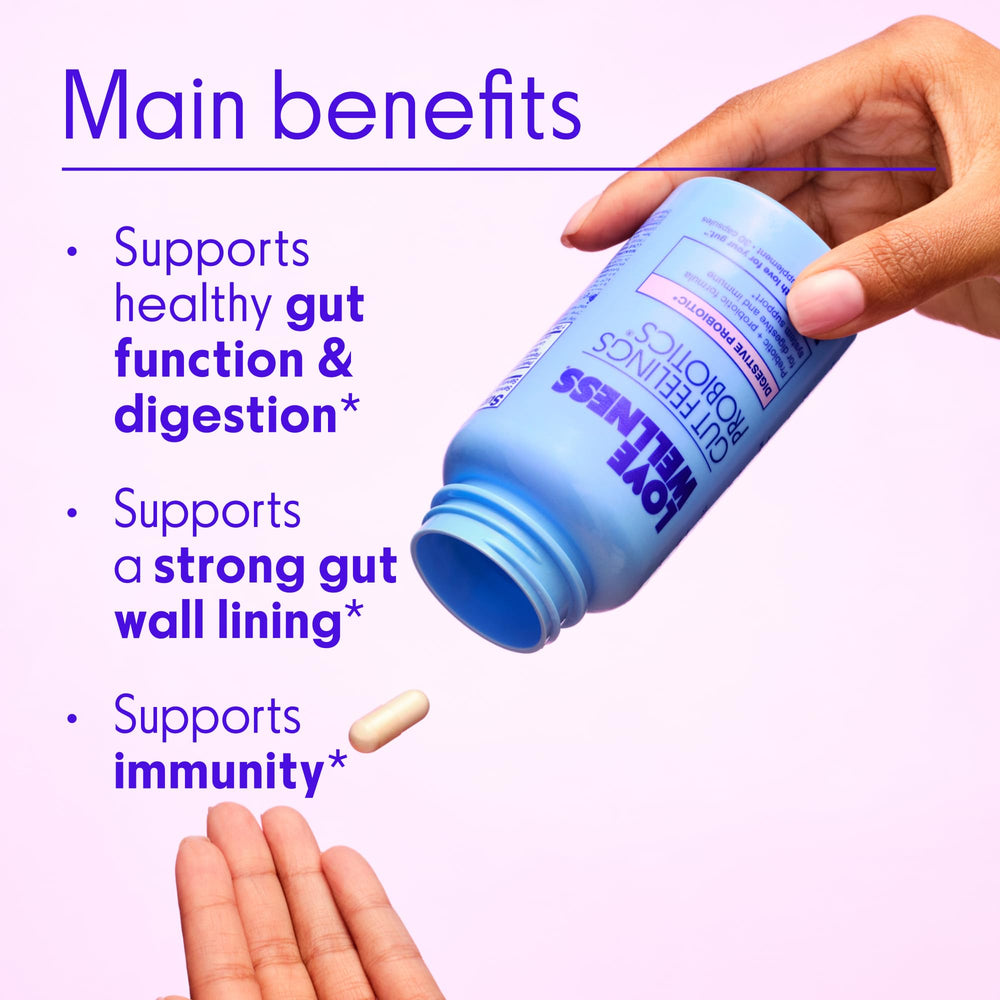 Label highlights 3B CFU, dairy-free, gluten-free, vegetarian