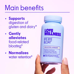Bye Bye Bloat capsules close up