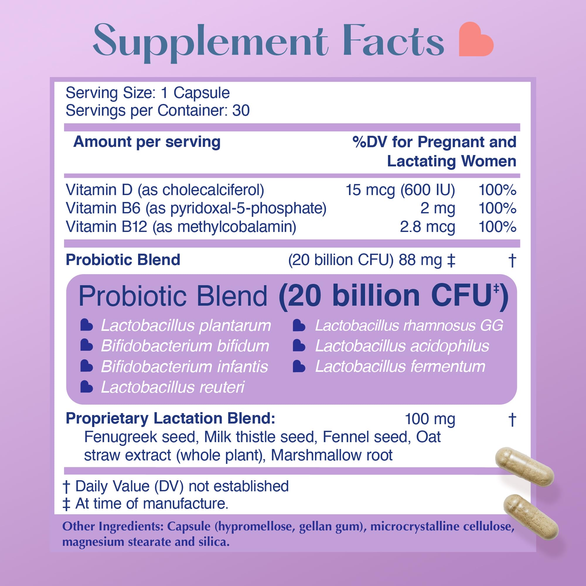 New mother with Lovebug Postnatal Probiotics lifestyle image