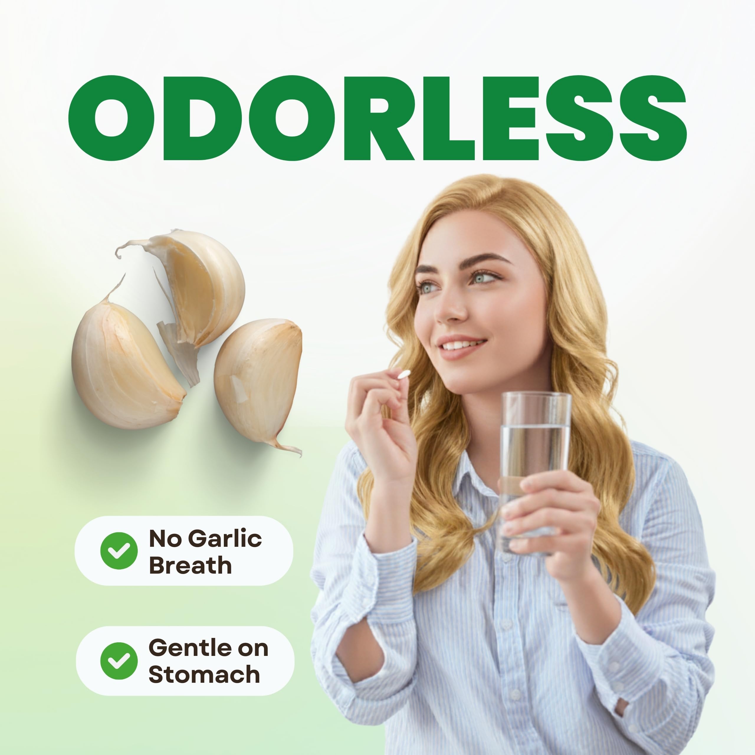 Lovita garlic capsules with vegan-friendly capsule shell