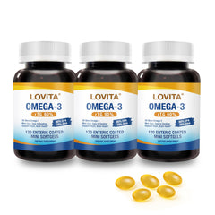 Hero image of Lovita Omega-3 2000mg with 360 mini softgels