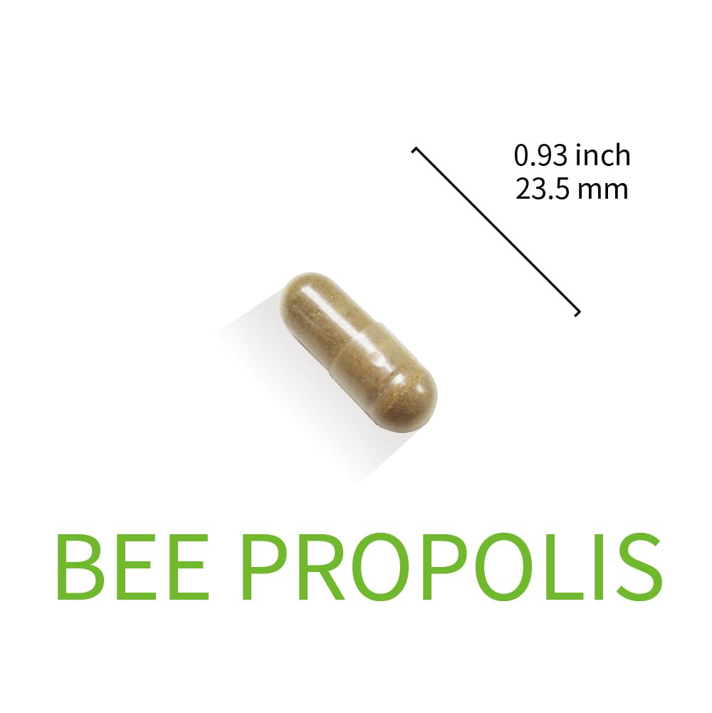 Nutrition facts and ingredient panel for Lovita Propolis Capsule