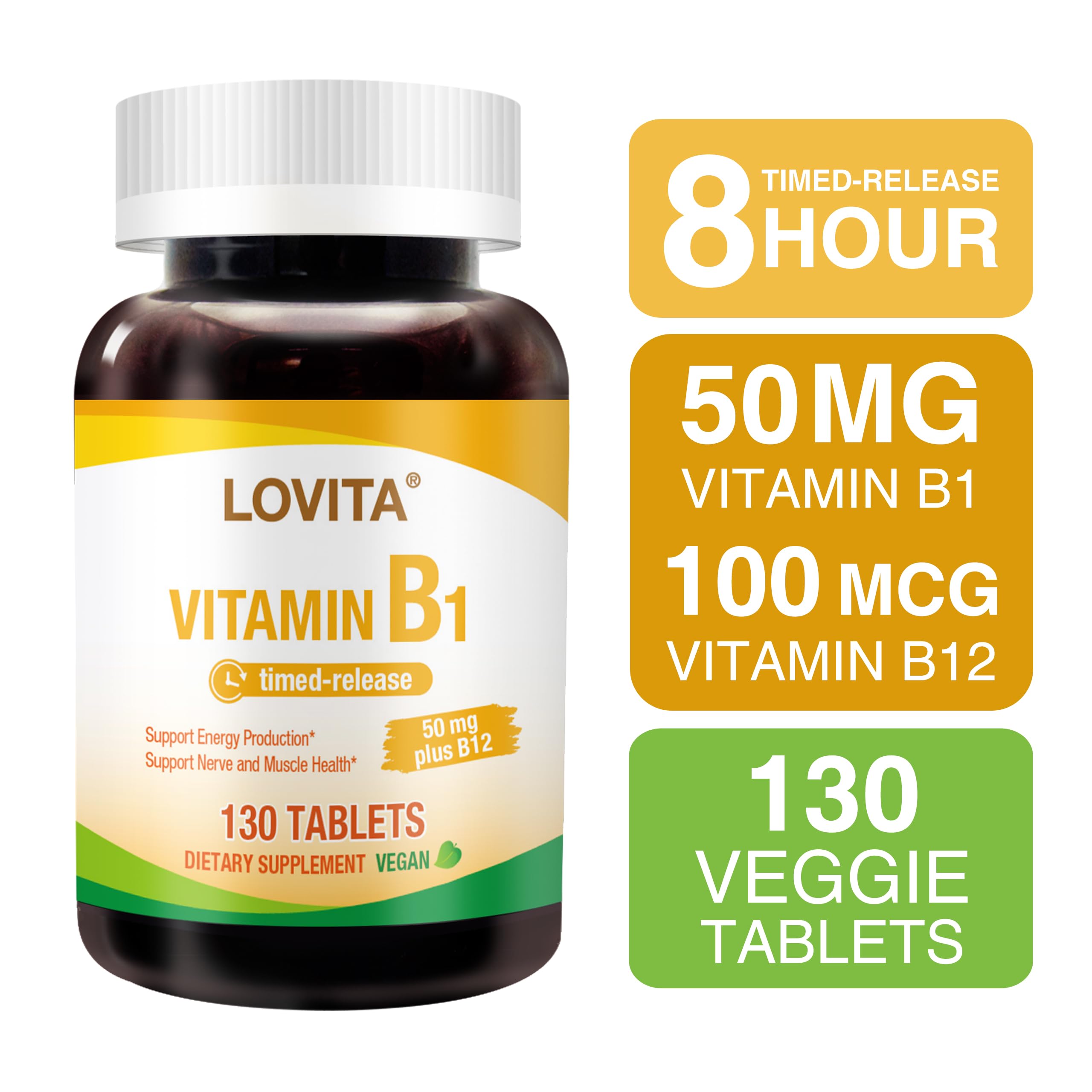 Close-up of time-release coated tablet showing 8-hour release