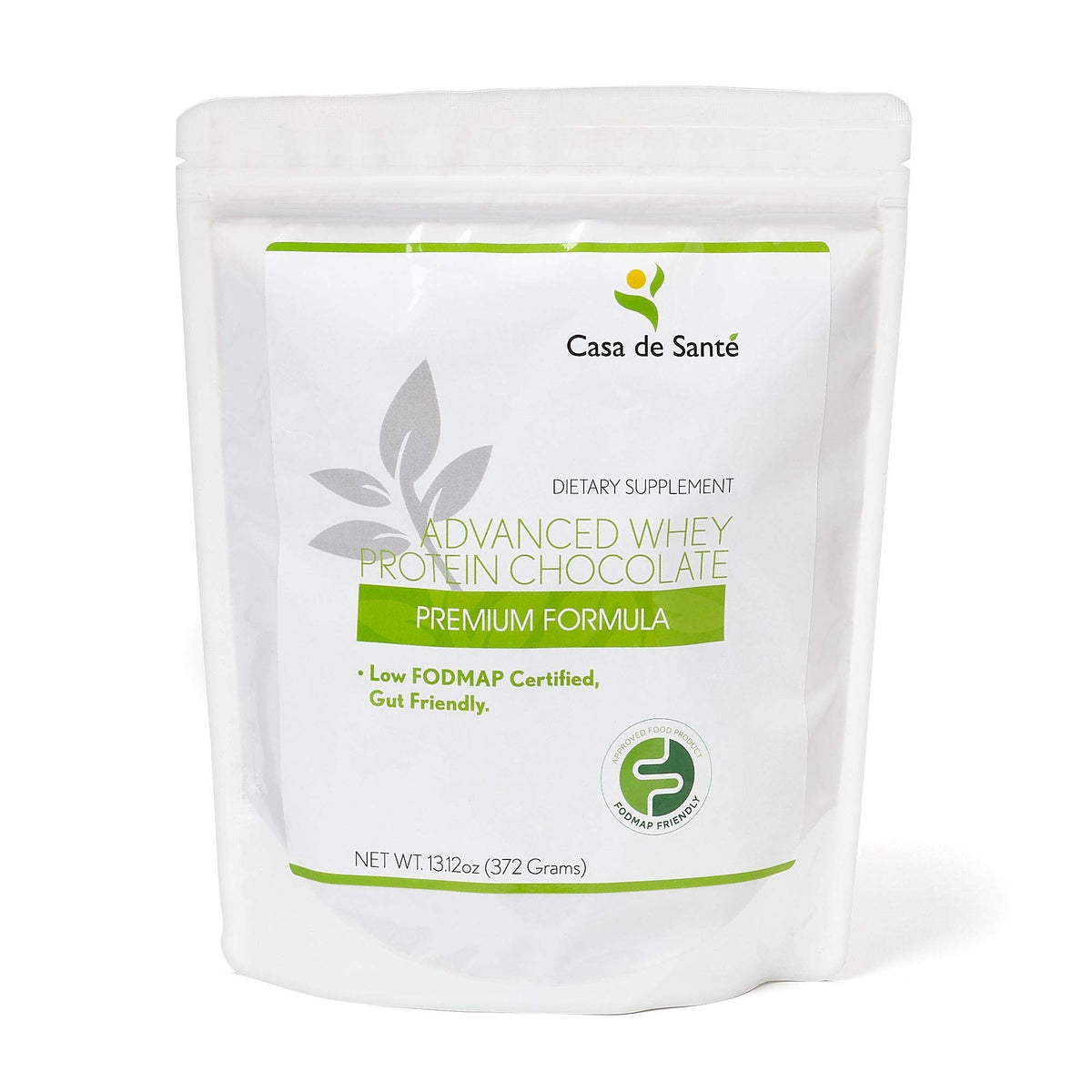 Front view of Low FODMAP Elemental Diet Protein Powder in cocoa flavor