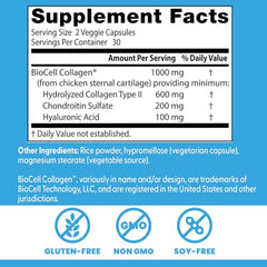 Close-up illustration of low molecular weight hyaluronic acid
