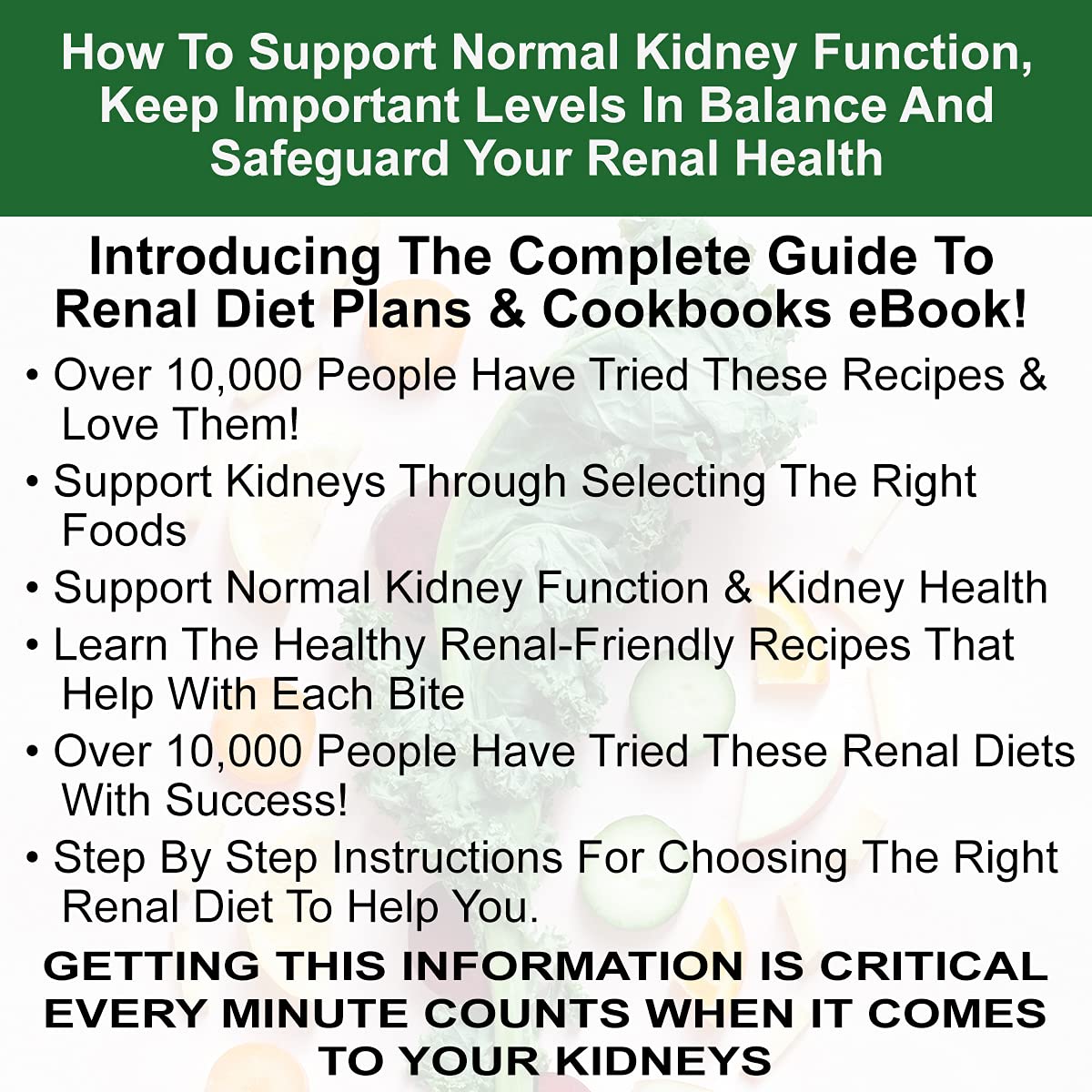 Low protein diet chart for kidney health