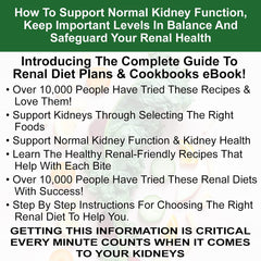 Low protein diet chart for kidney health
