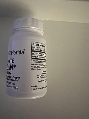 Label insert showing dosage and 60 tablets