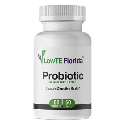 Bottle of LowTE Florida Probiotic Supplement – 60 capsules, 60mg per capsule