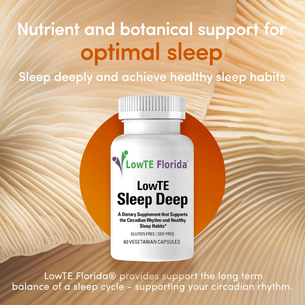 Infographic-style image showing 30-day supply and bedtime usage: take 2 capsules before bed