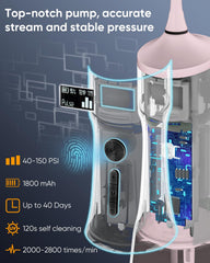 335 ml water reservoir on MySmile LP221 flosser