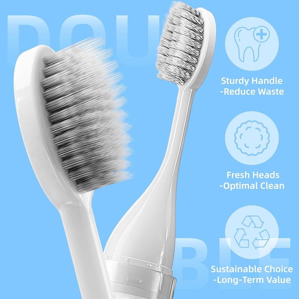 Push-to-dispense toothpaste mechanism on the toothbrush
