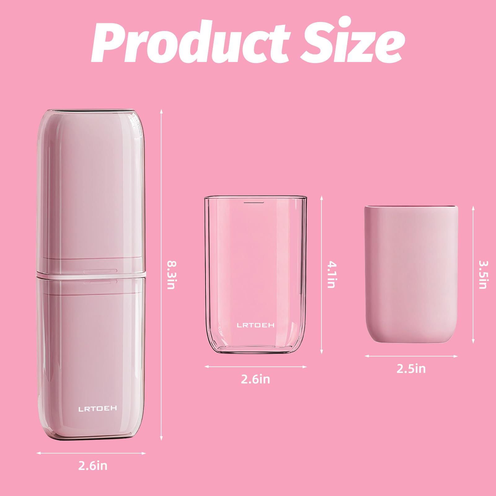 Case opened to reveal two stackable sections with independent lids