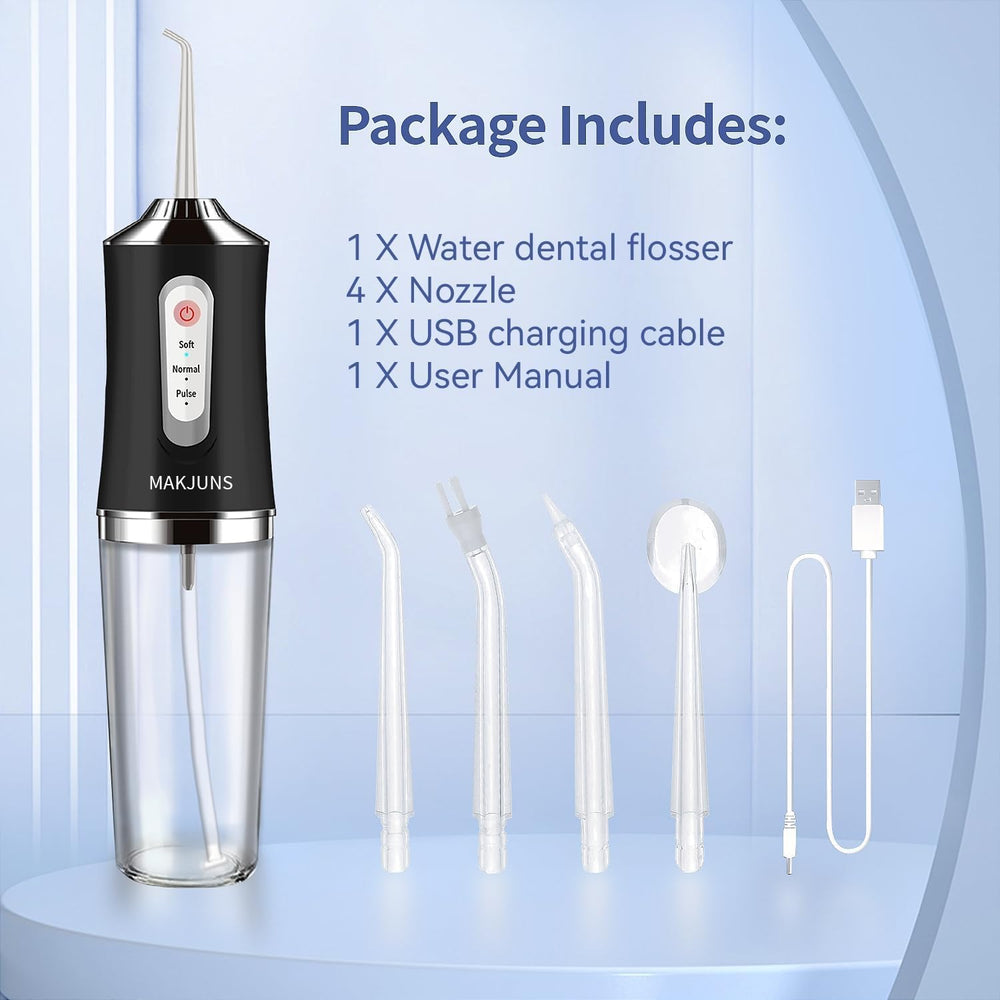 LSLCQW Water Dental Flosser Black - back view