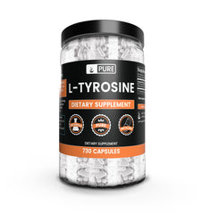 L-Tyrosine pure original ingredients capsules (730-count)