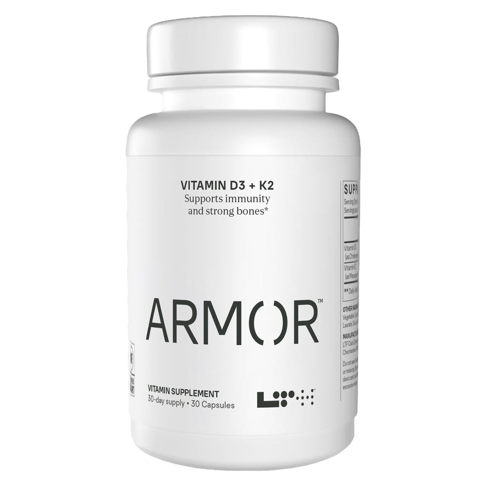 LTH Armor Vitamin D3 & K2 bottle front