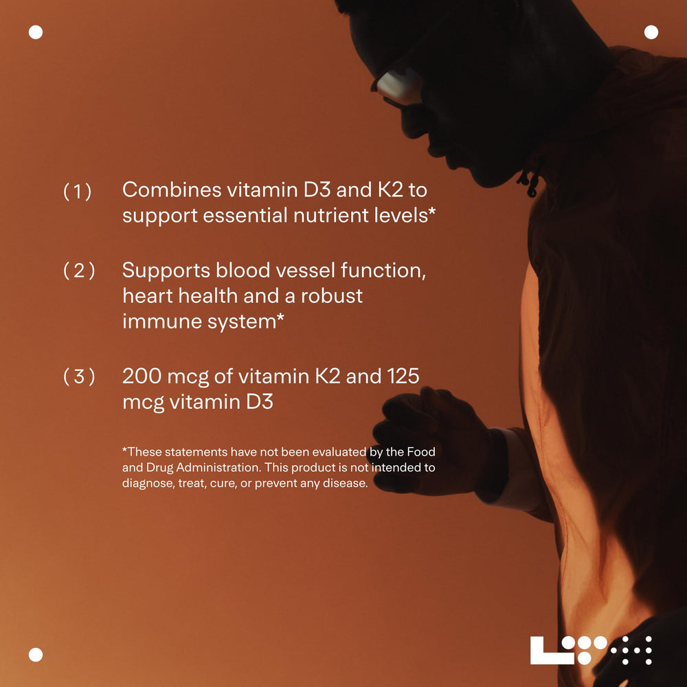 NSF-certified Vitamin D3 & K2 label