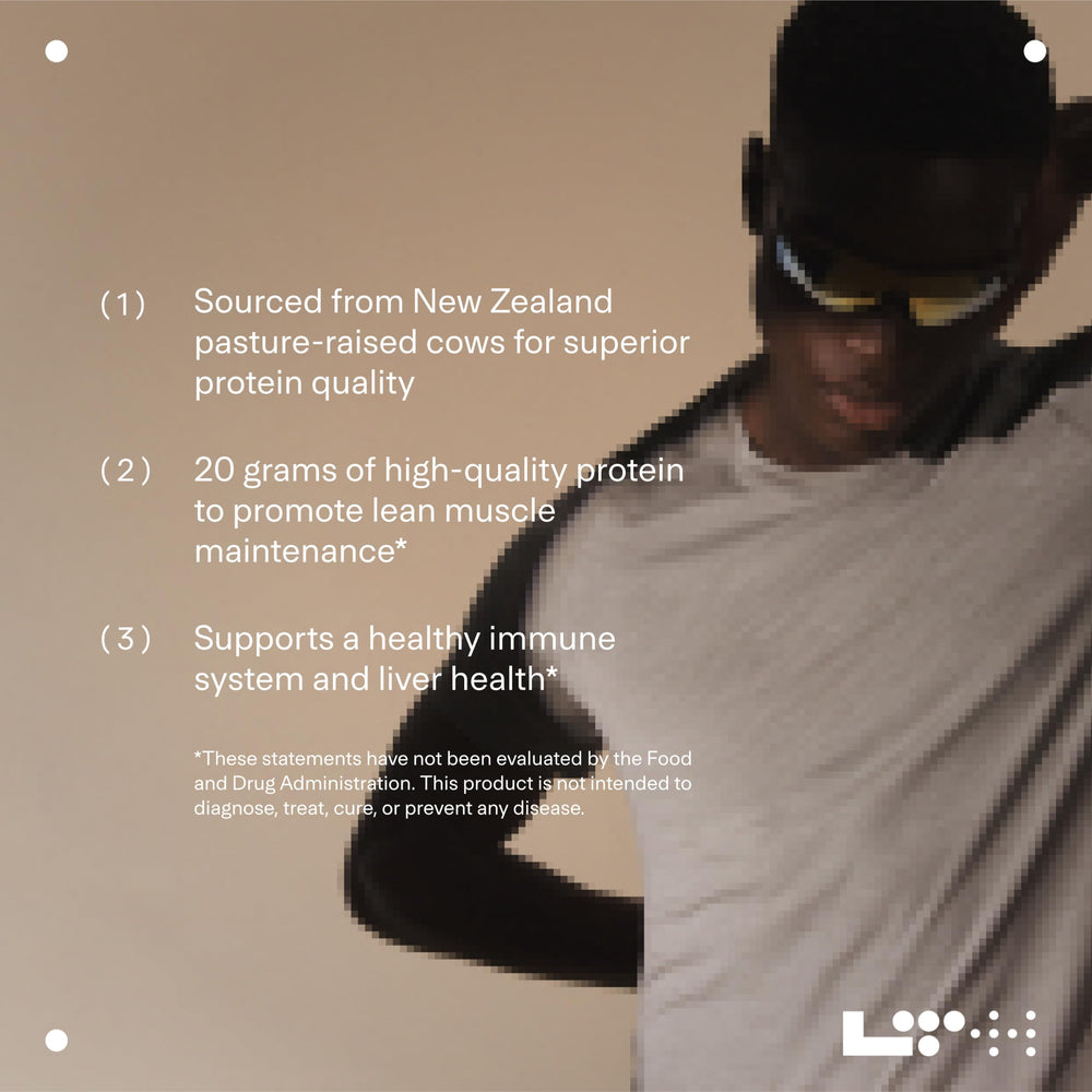 Grass-fed whey protein source illustration