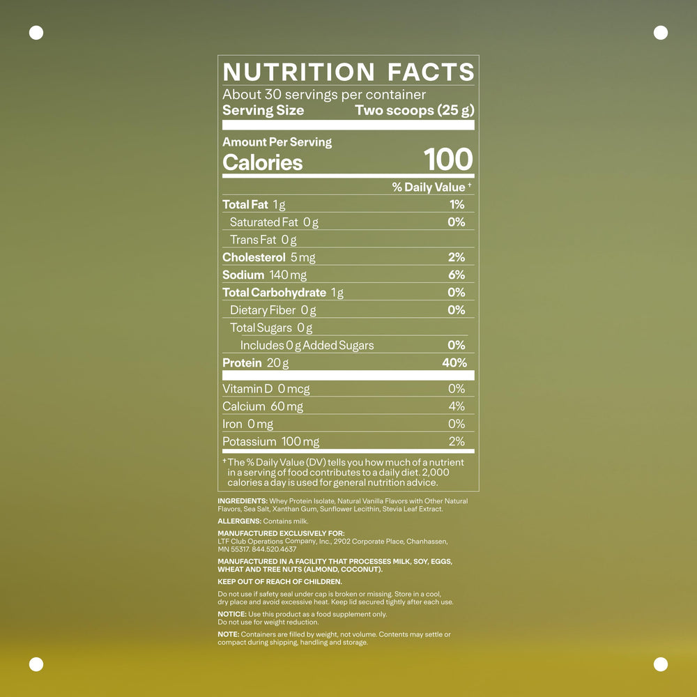 LTH scoop with shaker demonstrates easy, on-the-go protein shakes