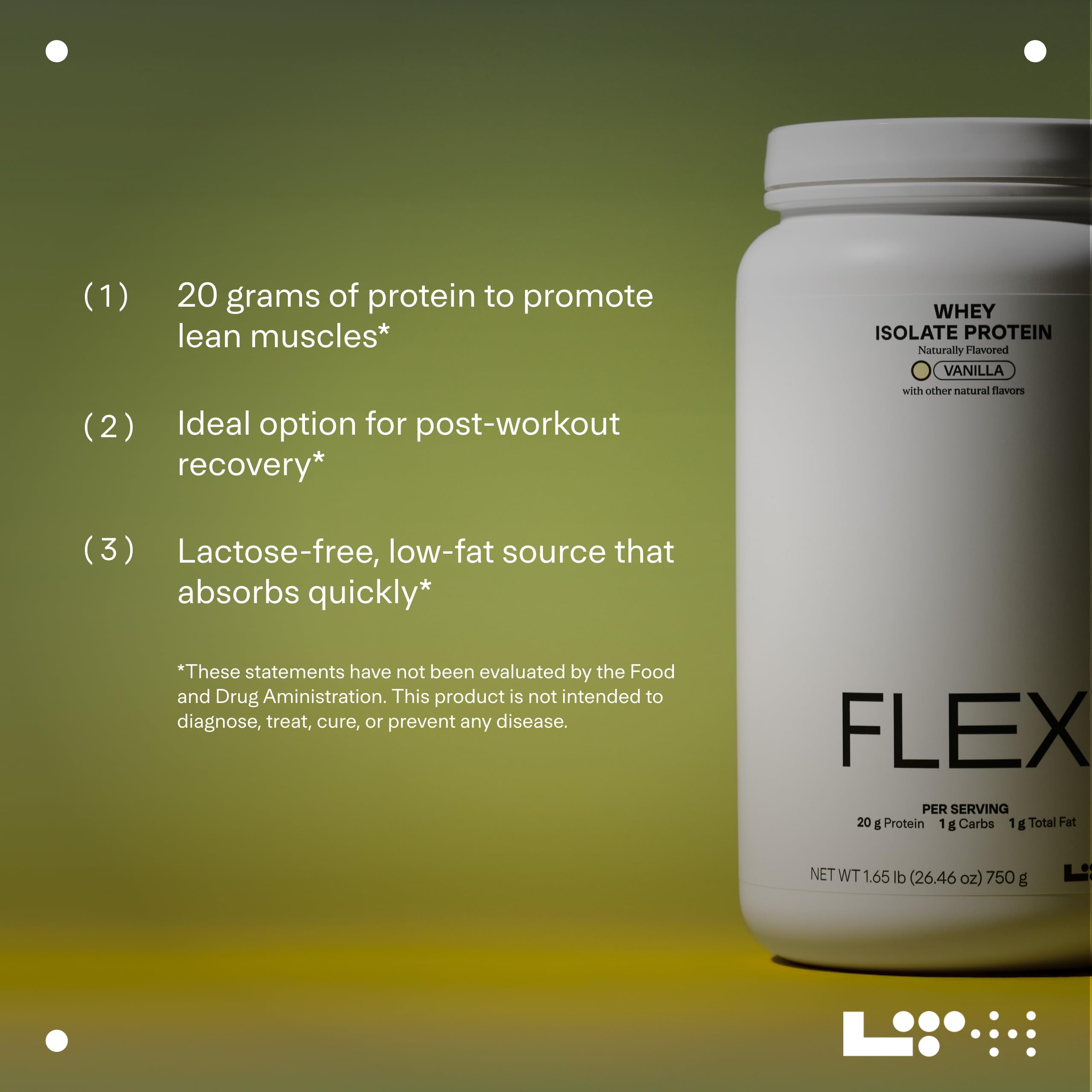 LTH Flex Vanilla pour shows creamy vanilla shake ideal after workouts