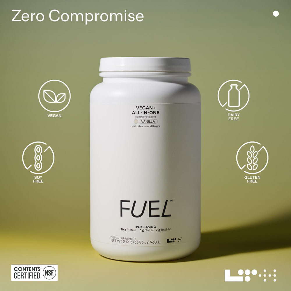 Plant-based protein sources used in LTH Fuel Vegan & All-in-One