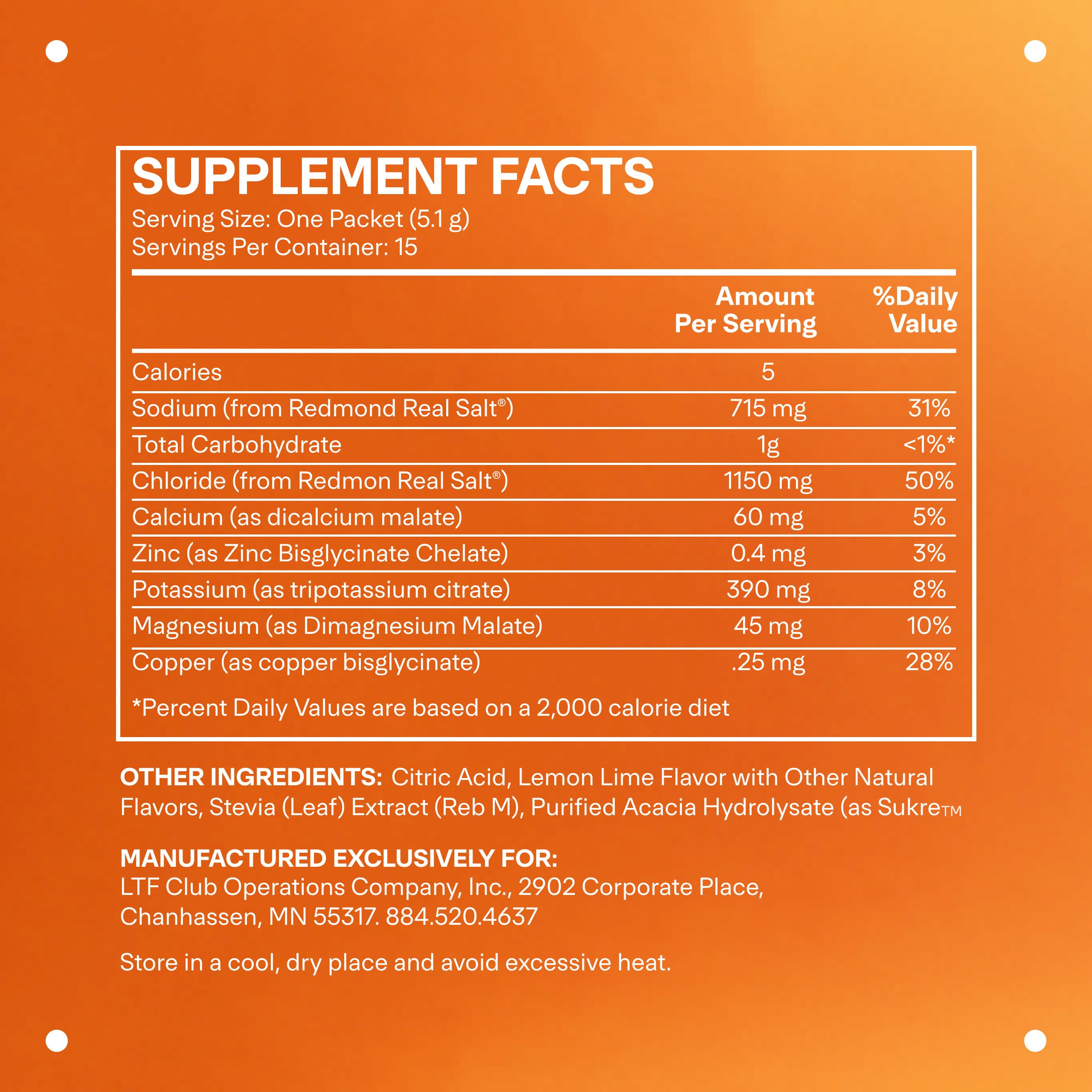 LTH Hydrate powder dissolving in glass for refreshing lemon lime hydration