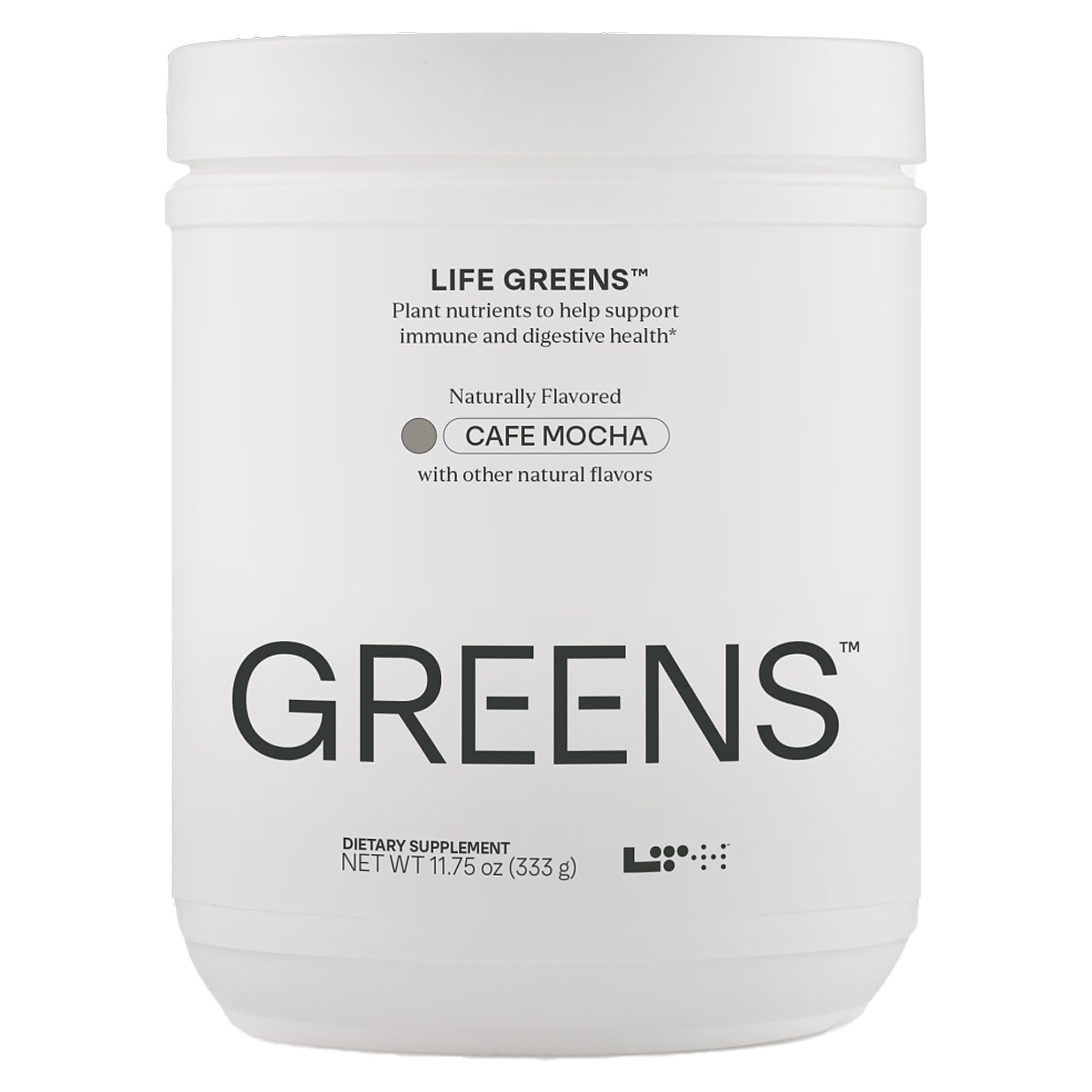 LTH Life Greens Cafe Mocha 11.75 oz bottle