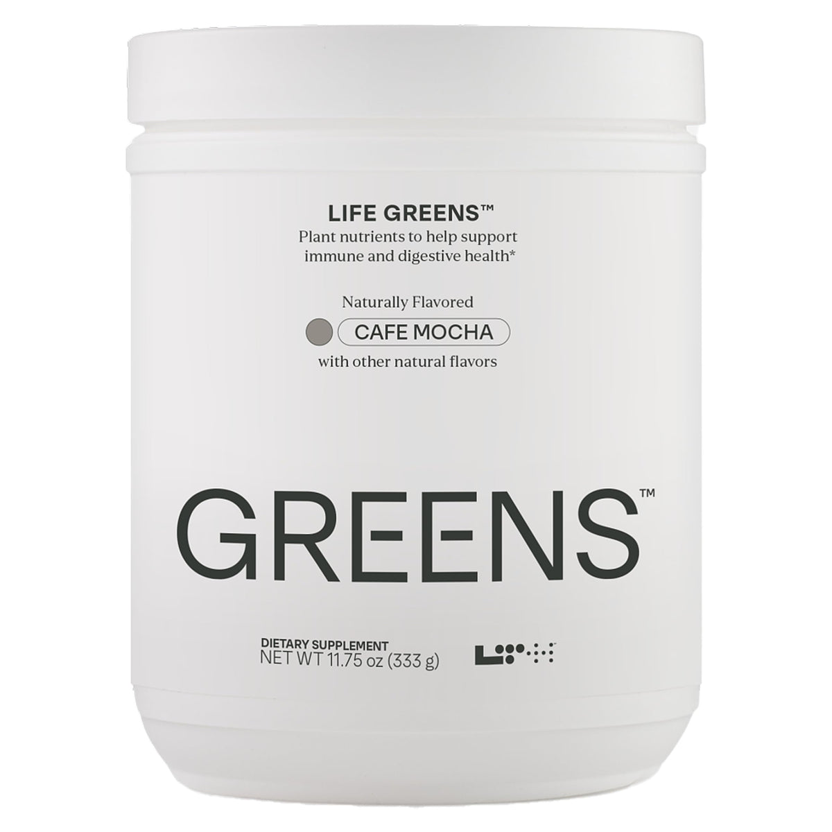 LTH Life Greens Cafe Mocha 11.75 oz bottle