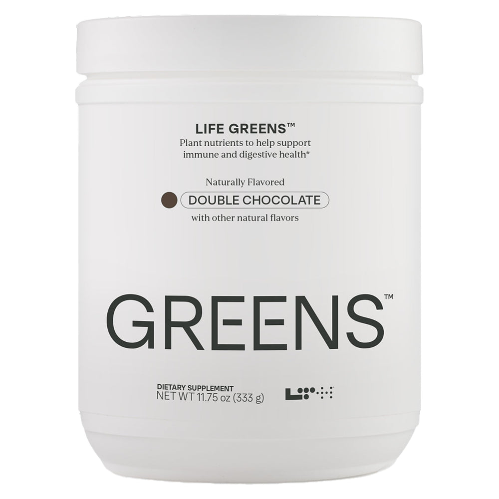 LTH Life Greens Double Chocolate 30 Servings packaging