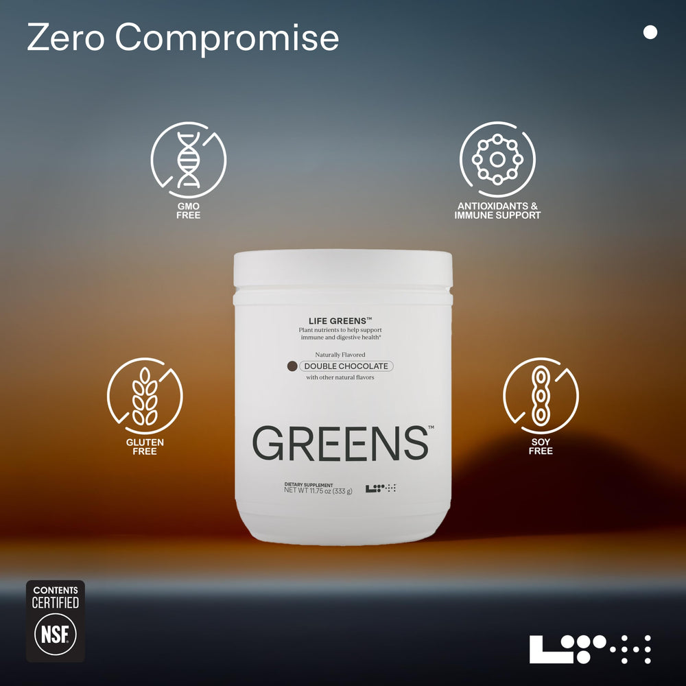 NSF-certified Life Greens label