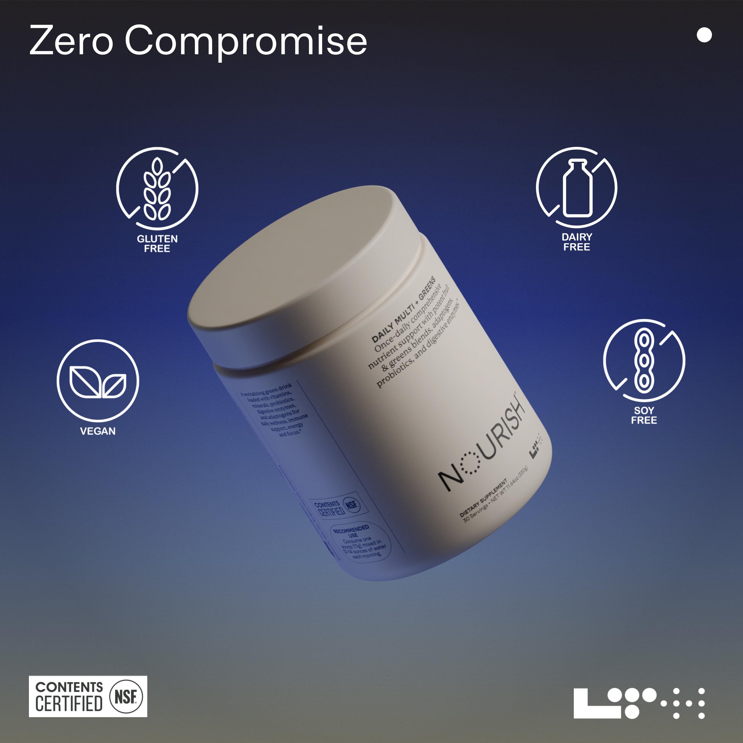 Sensoril Ashwagandha and PeakO2 mushroom blend graphic