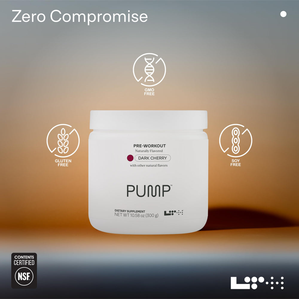 Dark Cherry powder close-up for LTH Pump Pre-Workout