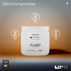 Dark Cherry powder close-up for LTH Pump Pre-Workout