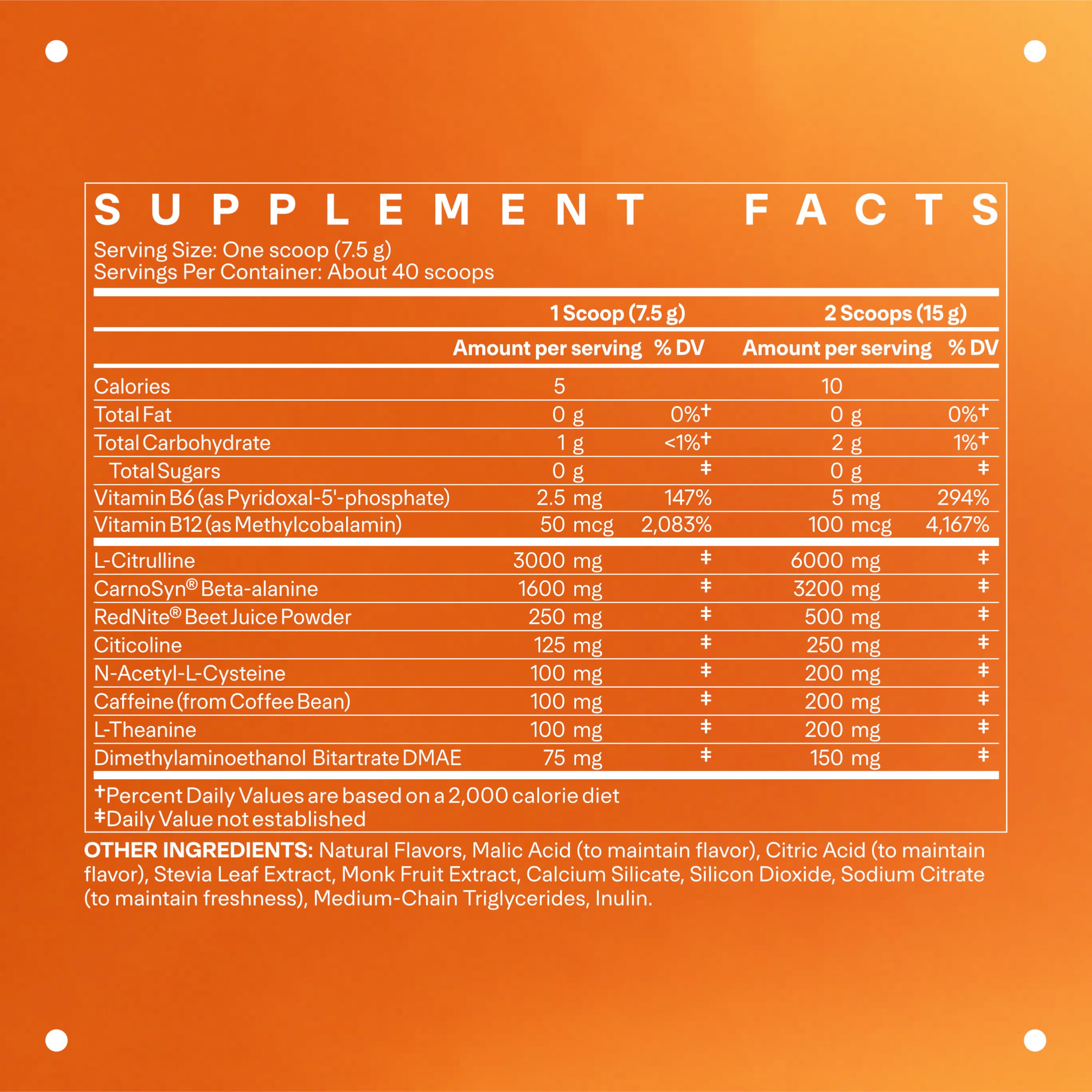 LTH Pump Pre-Workout Dark Cherry label