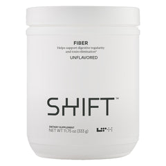 Front view of LTH Shift unflavored plant-based prebiotic fiber powder container