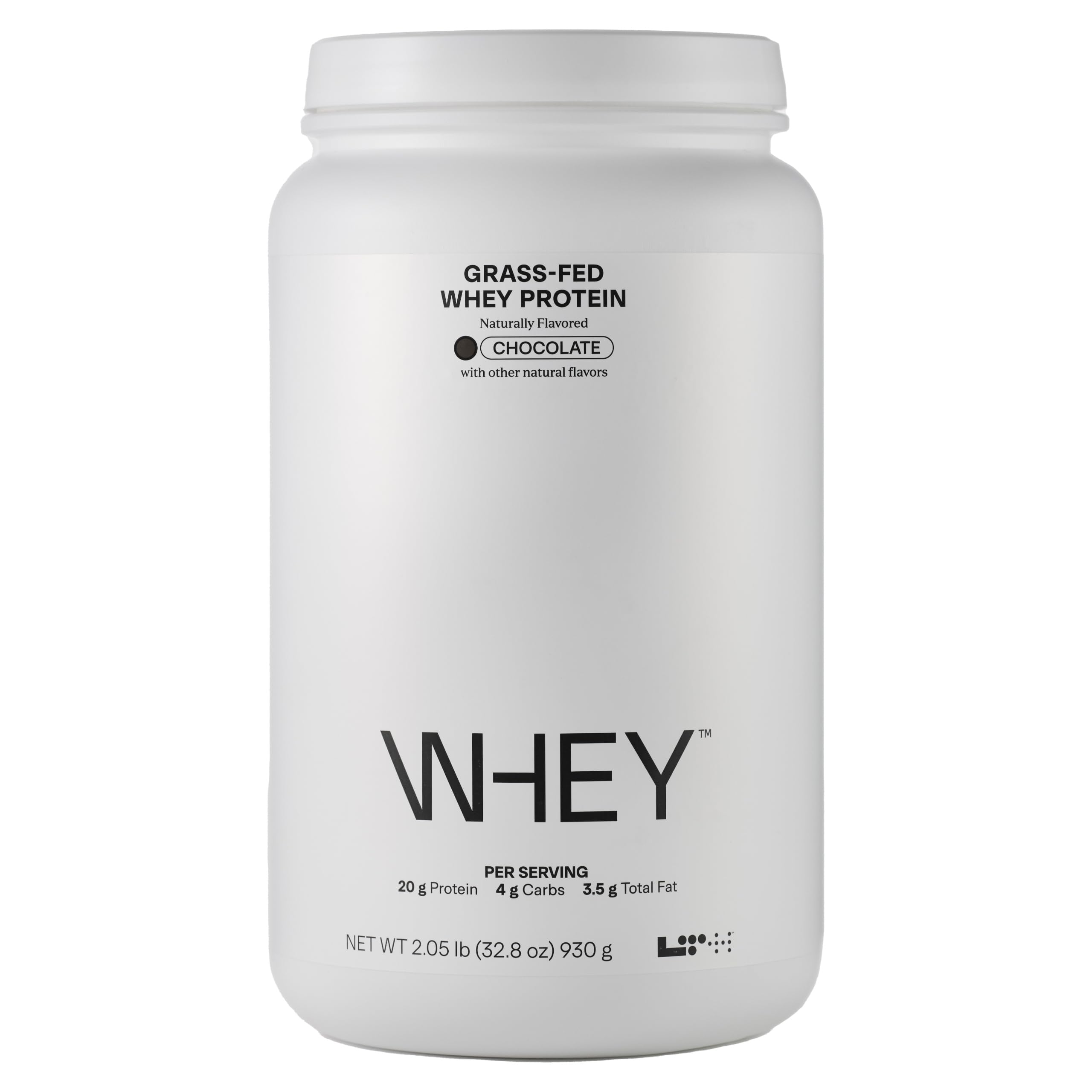 LTH Whey Protein Chocolate label