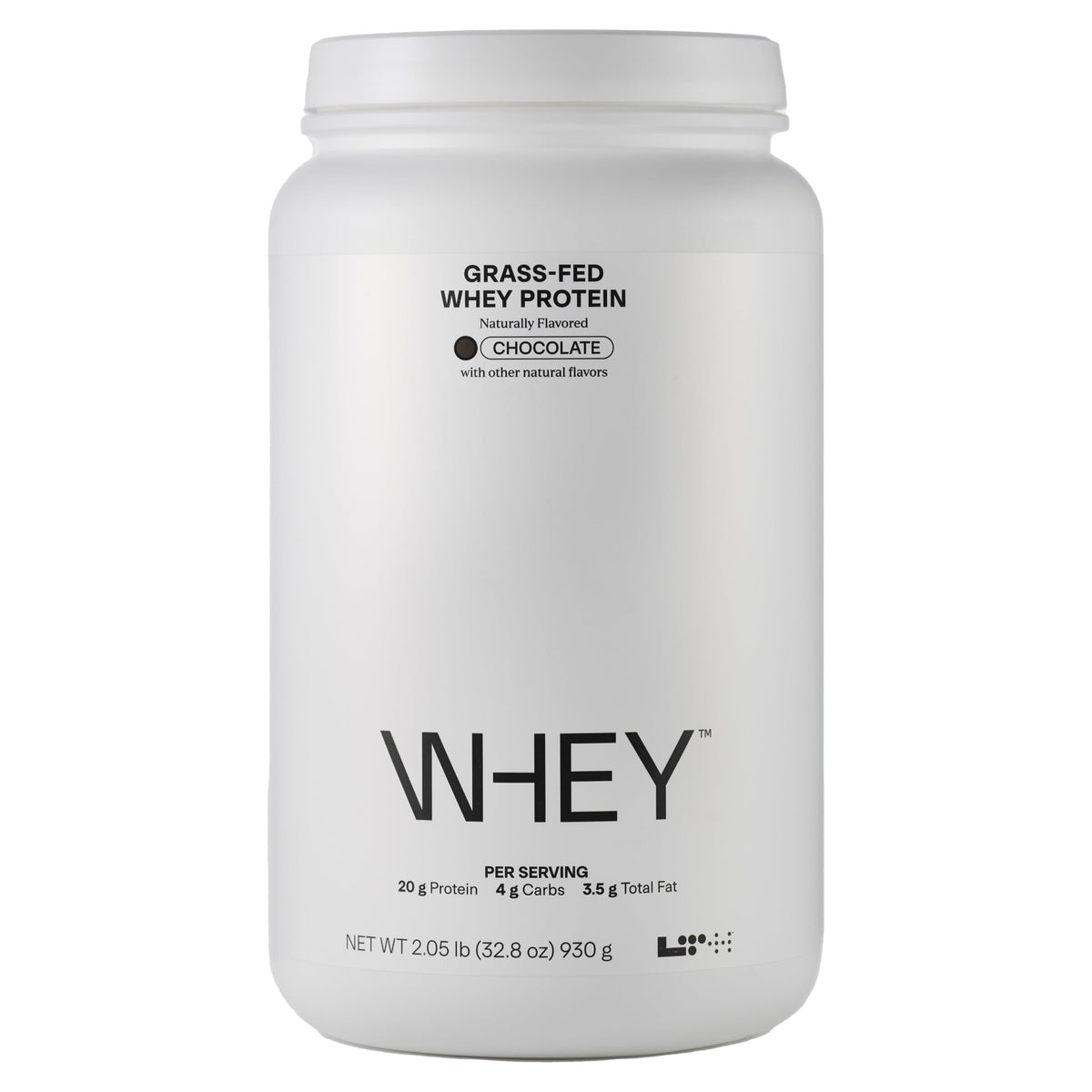 LTH Whey Protein Chocolate label