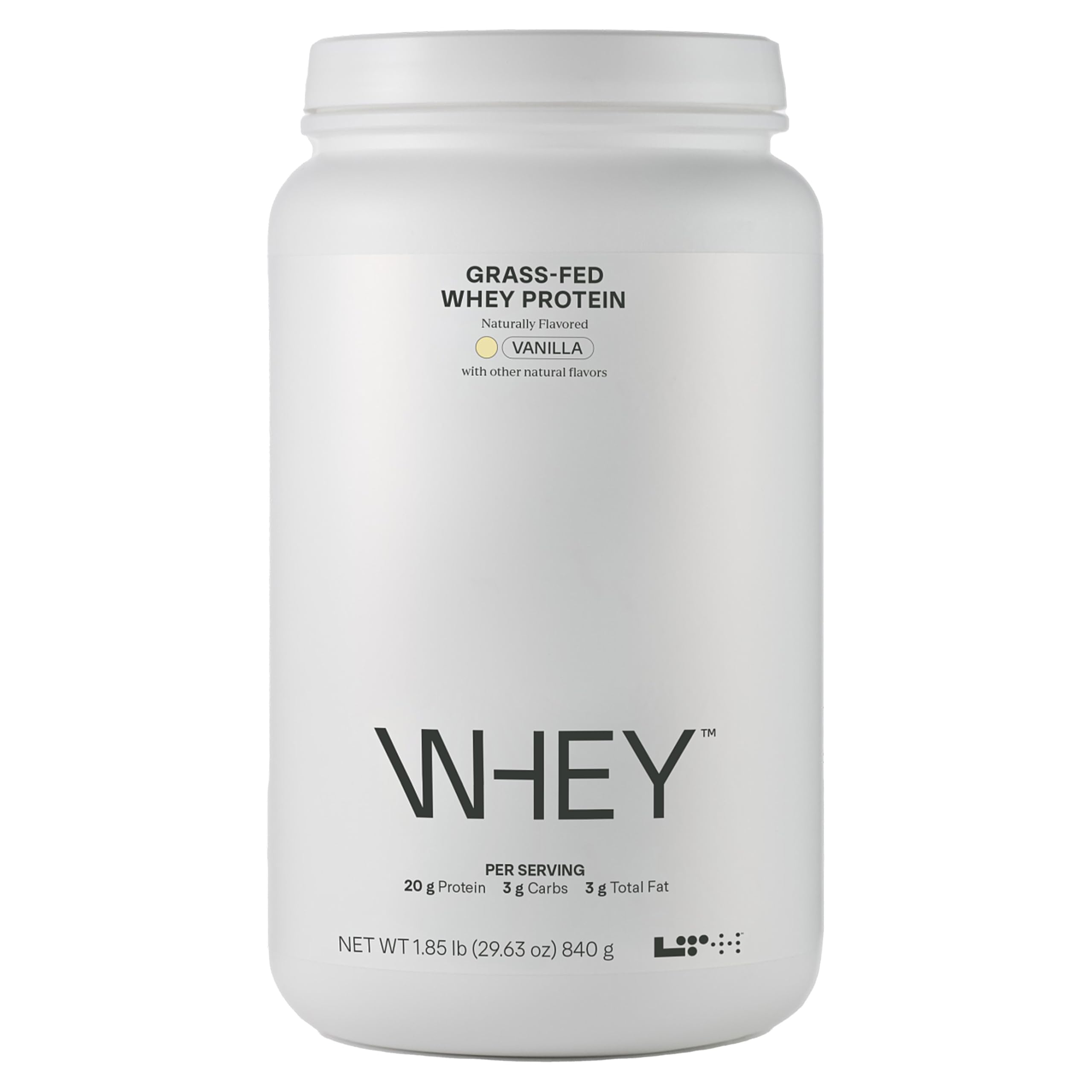 LTH Whey Protein Vanilla 930g front view