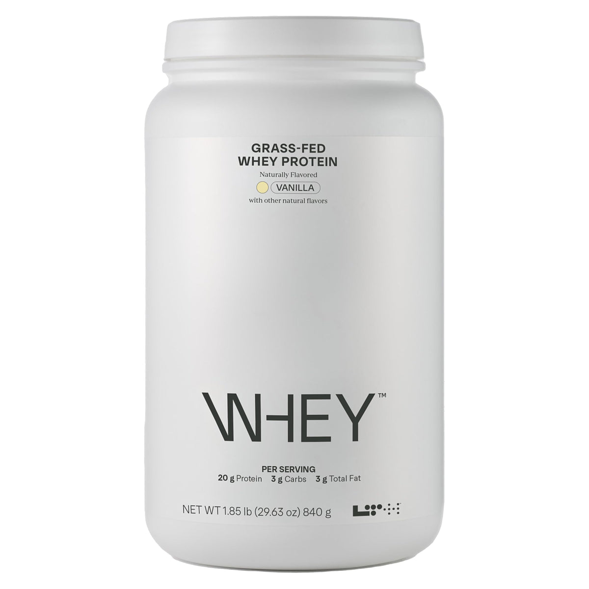 LTH Whey Protein Vanilla 930g front view