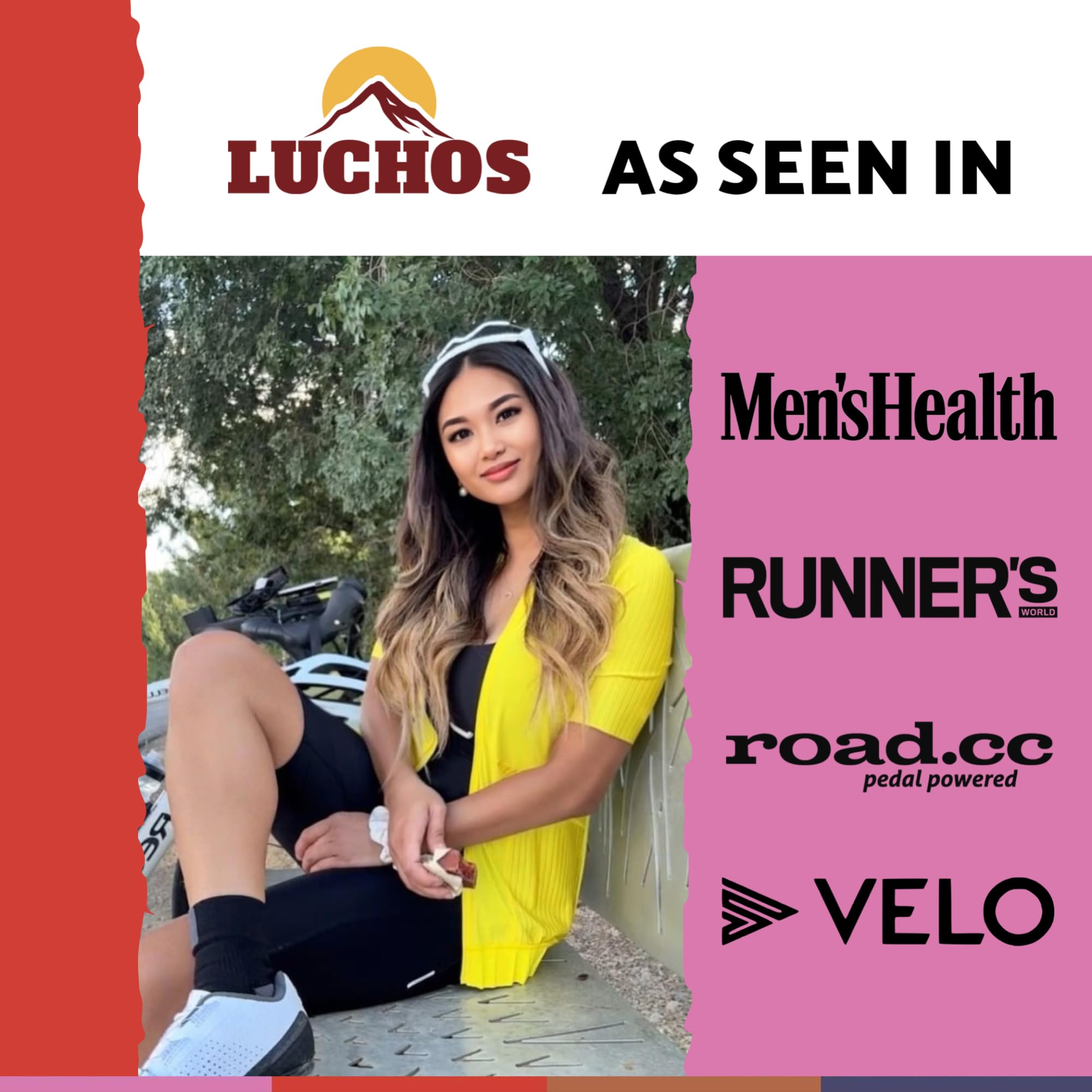 LUCHOS Guava & Raspberry flavor energy block