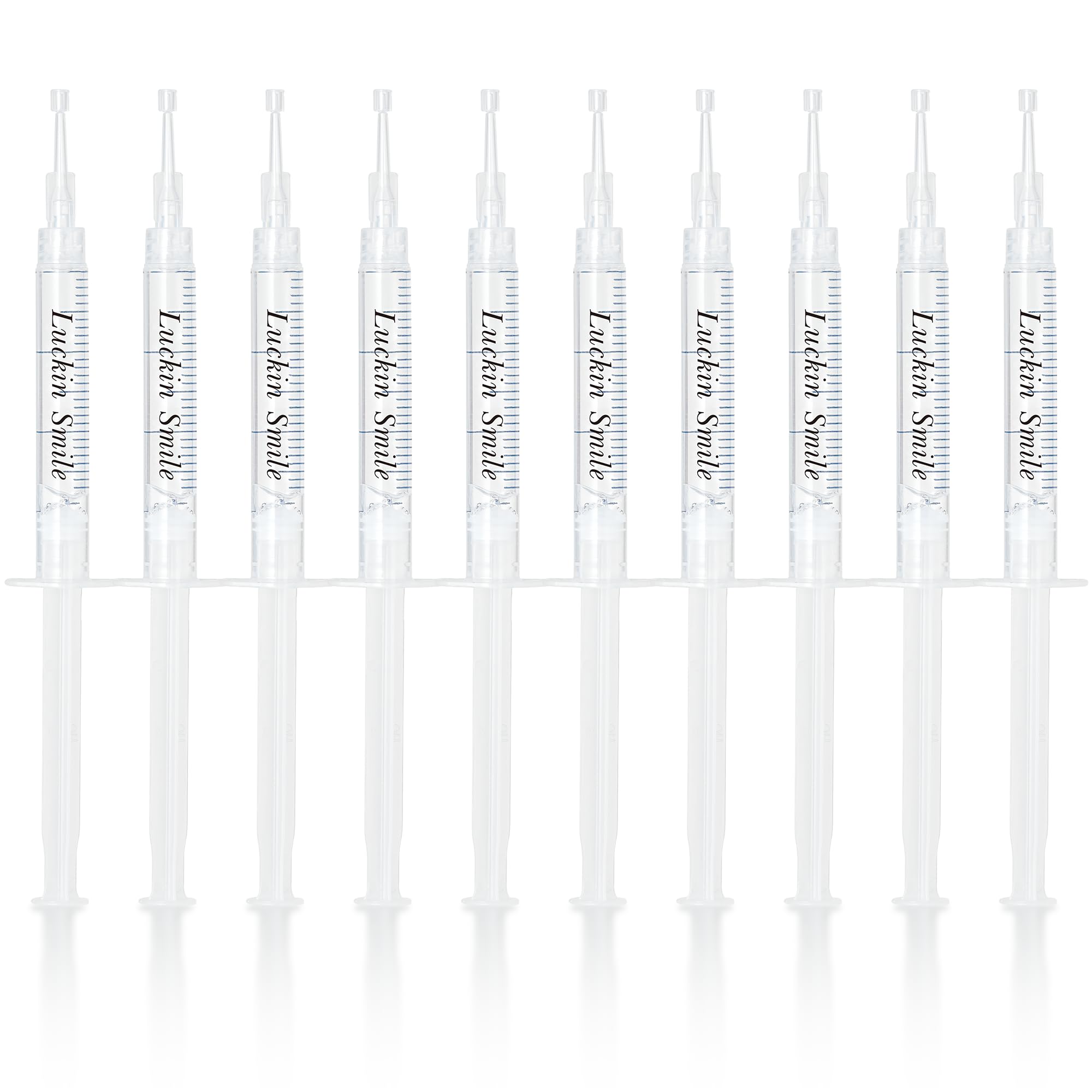 Luckin Smile 10x3ml Teeth Whitening Gel Refill packaging and tubes