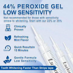 Close-up of Luckin Smile 3ml whitening gel tube