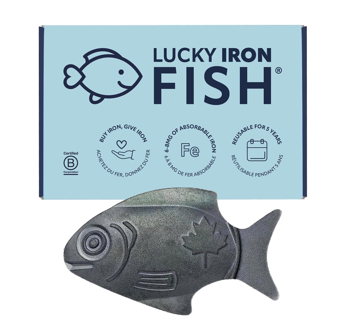 The Original Lucky Iron Fish® packaging