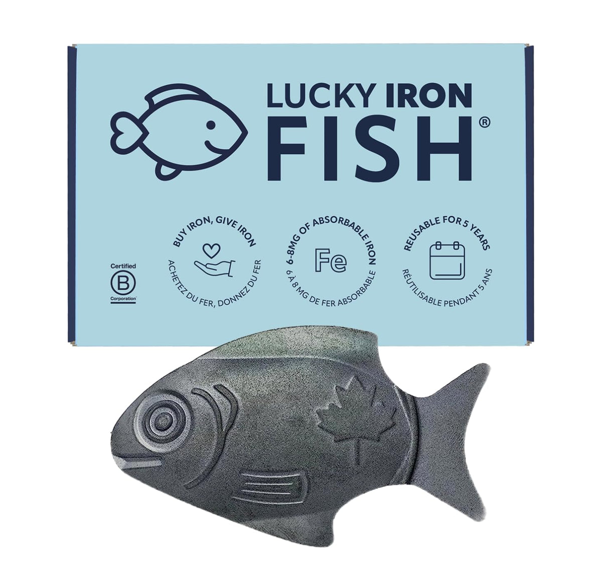 The Original Lucky Iron Fish® packaging