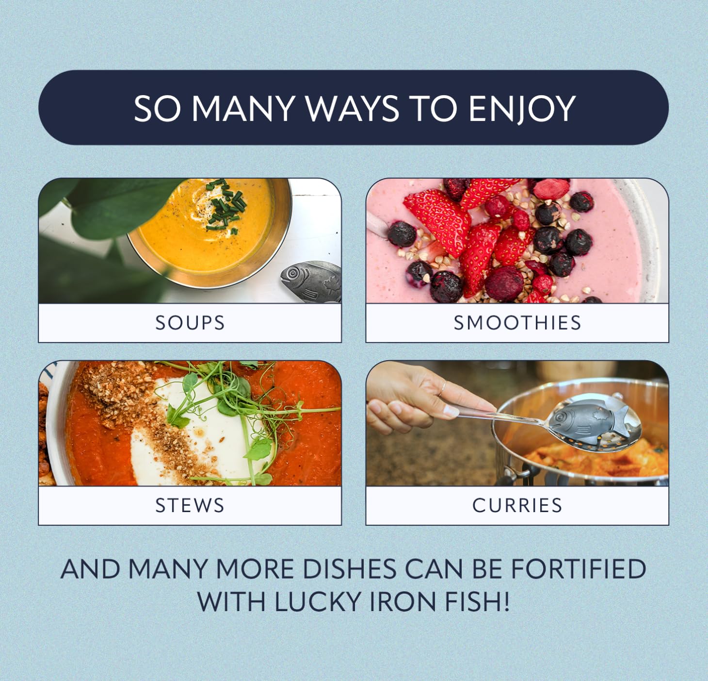 Lucky Iron Life cooking tools and 5-year supply