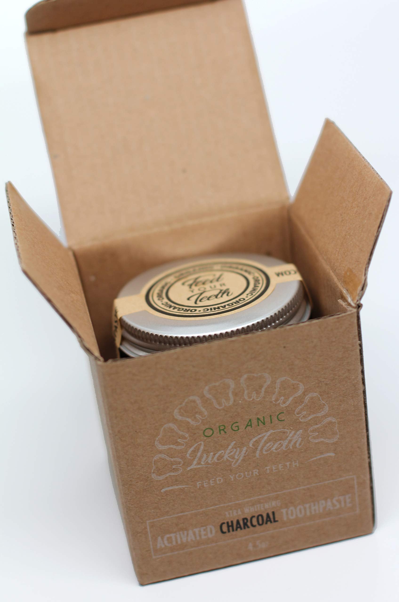 Product packaging showing eco-friendly glass jar and label