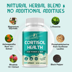 Close-up of Ashwagandha and Rhodiola Rosea herbs