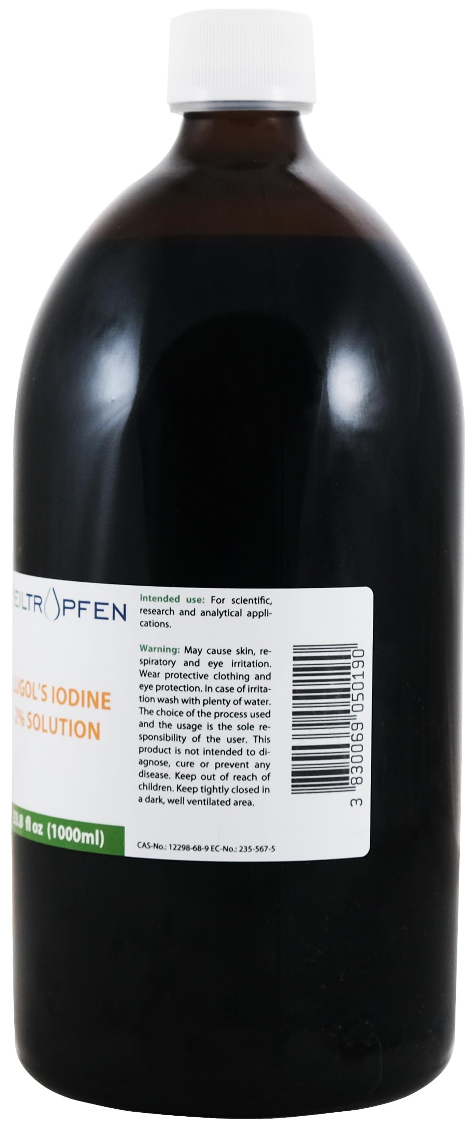 Packaging protecting the bottle with styrofoam