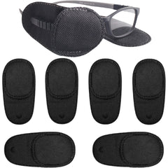 Luhaomisky eye patches set for right eye – black medical-grade fabric