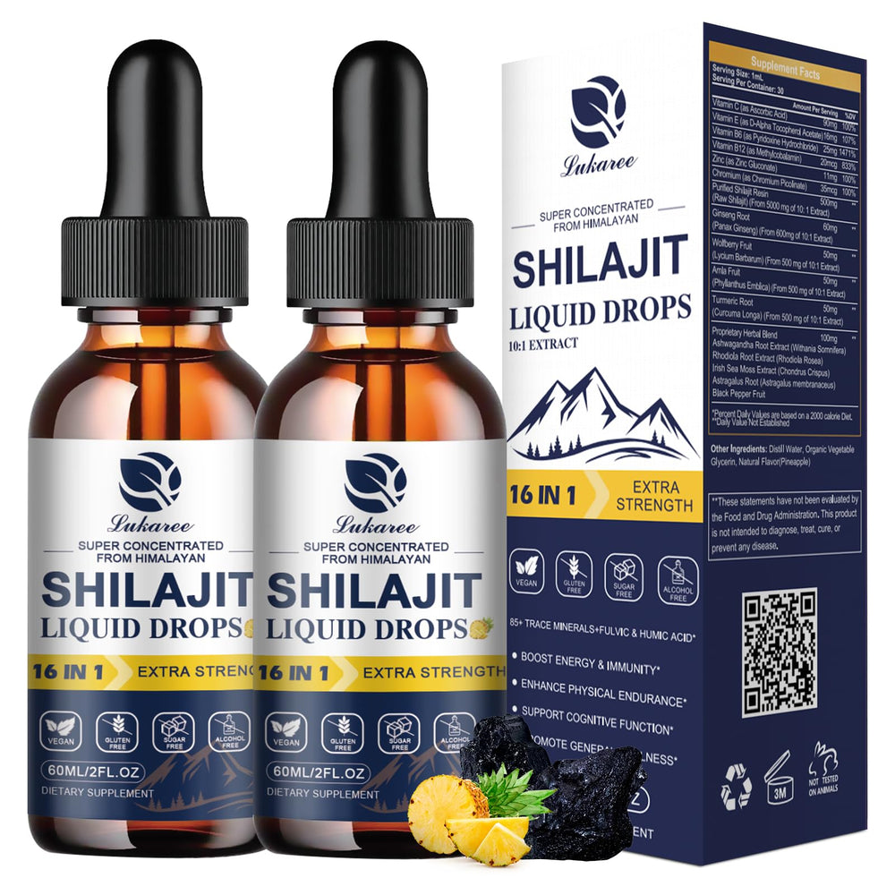 Lukaree 16-in-1 Shilajit Drops product hero image